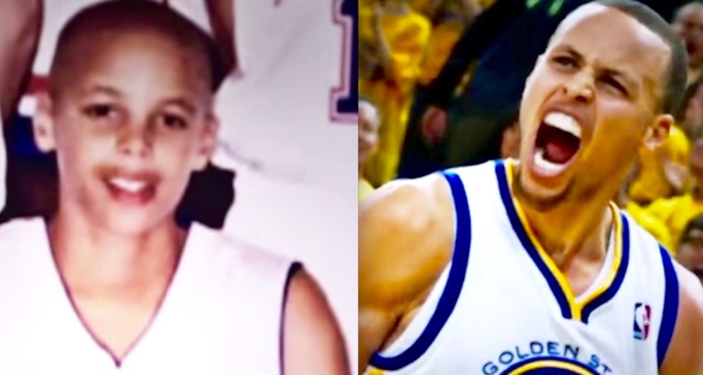 steph curry 9 year old