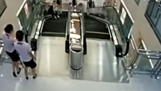 A Mother Saved Her Son Before Dying In An Escalator Accident