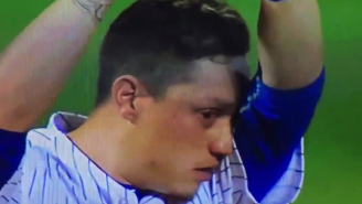 Wilmer Flores Cries At Shortstop After He Learns The Mets Are Trading Him