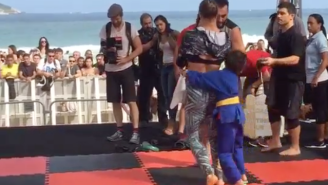 Here’s The Adorable Moment Ronda Rousey Was ‘Attacked’ By A Little Fan