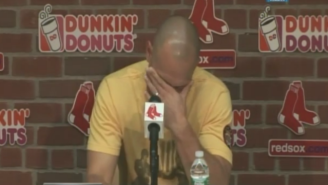 Shane Victorino Got Emotional At The Press Conference Announcing He’d Been Traded