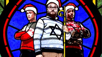 Miley Cyrus, Christmas, church vomit: Trailer for Seth Rogen’s ‘Night Before’