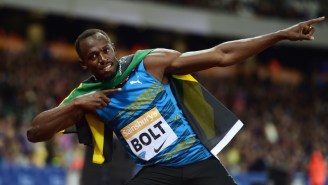 Usain Bolt Sneaks A Wonderful Dance Into This Reporter’s Clip