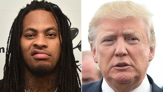 Waka Flocka Wipes His Butt With A Donald Trump Jersey Live On Stage At A Show