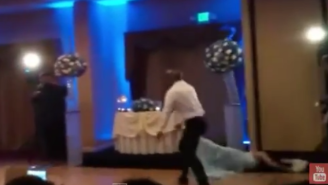 This Wedding Disaster Gets Even Better With Wrestling Commentary