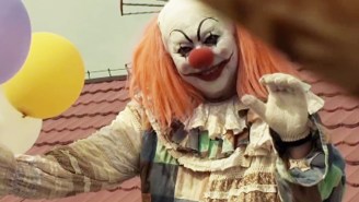 This clown wants to give you candy. Do not let him.