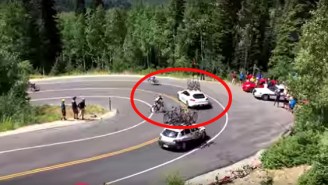 This Cyclist Crashed Head-First Into A Car And Miraculously Survived
