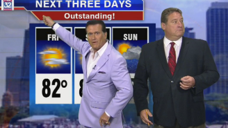 Bruce Campbell Proves He’d Make A Perfect Weatherman On Fox’s ‘Good Day Chicago’