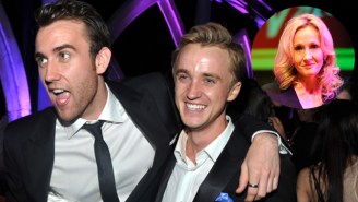 J.K. Rowling Enjoys Tom Felton And Matthew Lewis’ Rivalry As Much As The Fans Do