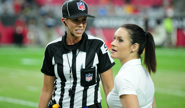 Jen Welter, NFL's first female coach, cold-called the Cardinals