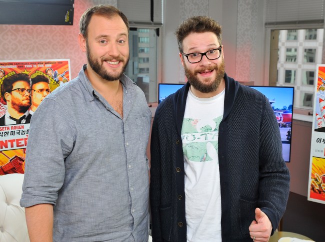 Seth Rogen And Evan Goldberg Visit POPSUGAR To Promote The Interview