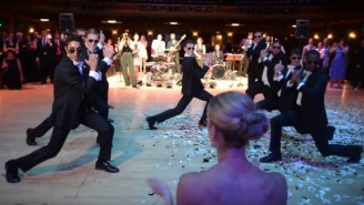 These Groomsmen Surprised A Bride With An Unreal Dance-Off Medley