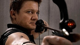 Hawkeye debuts new duds and a little friend for ‘Captain America: Civil War’