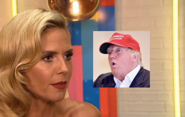 heidi klum donald trump