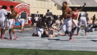 Indiana Football Players Go On A Slip ‘N Slide, With Grave Consequences