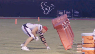 This Video Of J.J. Watt Working Out To The ‘Karate Kid’ Theme Music Is Fantastic