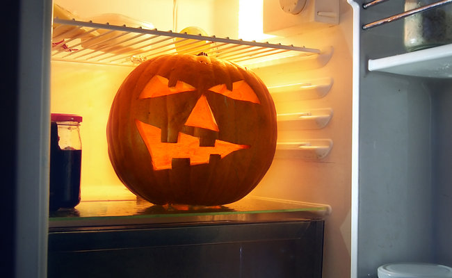 jack o lantern fridge