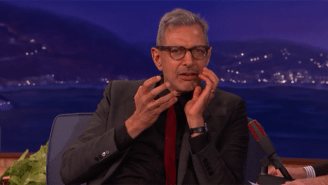 Jeff Goldblum Goes Off Script During This Mildly Crazy Interview On ‘Conan’