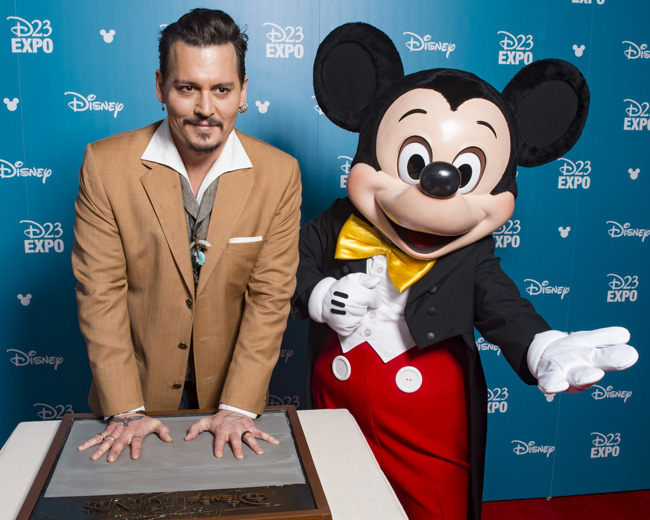 Johnny Depp Became A 'Disney Legend' At The D23 Expo