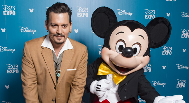 Johnny Depp Became A 'Disney Legend' At The D23 Expo