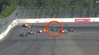IndyCar Driver Justin Wilson Was Hit By Debris And Airlifted To The Hospital