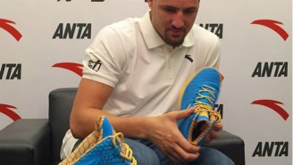 Klay Thompson Doesn’t Seem Terribly Excited About His New Signature Shoe