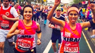 This Woman Ran A Whole Marathon Without A Tampon To End Period Shaming