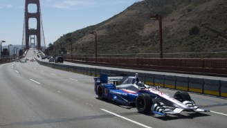 IndyCars Drove Across The Golden Gate Bridge To Honor Justin Wilson