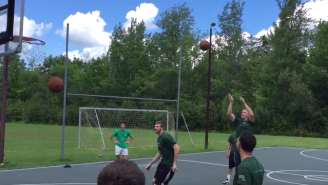 Matt Bonner And Brian Scalabrine Played The Knockout Game You’ve Always Wanted