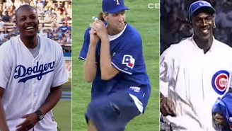 Here Are The Worst First Pitches Ever Thrown Out By NBA Players
