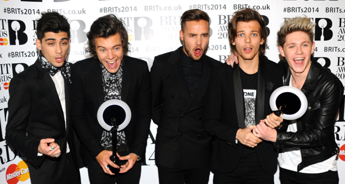 The BRIT Awards 2014 - Winners Room