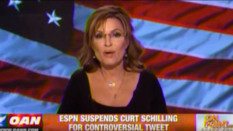 Sarah Palin Rips ESPN Over Curt Schilling, Saying ‘You Use Stats’ Too