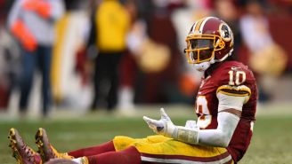 Robert Griffin III Is Inactive Today, But Still Played Safety On The Scout Team This Week