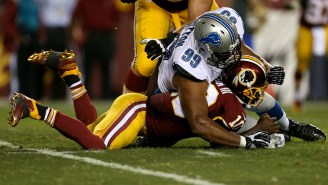 RGIII Suffered A Concussion After Being Abused By The Lions