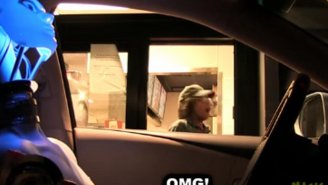 Watch As Fast Food Workers Get Spooked By The ‘Drive-Thru Robot Driver Prank’