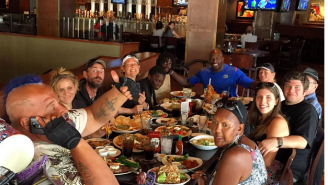 WWE Star Titus O’Neil Took A Group Of Homeless People To A Restaurant To Prove A Point
