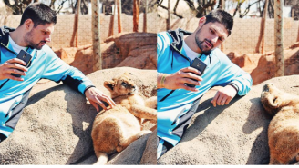 Here’s Orlando Magic Center Nikola Vucevic Taking Selfies With Lion Cubs