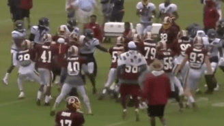 Watch The Redskins And Texans Get Into Four Huge Brawls During Practice