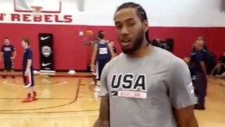 Kawhi Leonard Can Knock Down A Half-Court Shot With The Ease Of A Layup