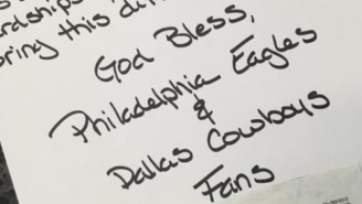 Cowboys And Eagles Fans Came Together To Help A Family In Need