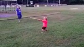 The Only Thing Better Than This 4-Year-Old’s Baseball Swing Is His Bat-Flipping Skills