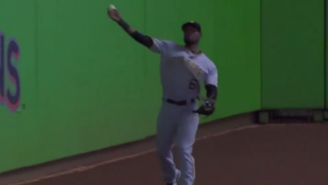 Did Starling Marte Just Execute The Most Casual Outfield Assist Of All Time?