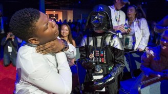 John Boyega Was Force-Choked By A Little Darth Vader At D23 (And Other Cute Photos)