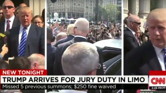 Donald Trump Arrived For Jury Duty In A Limo After Revealing His Stunning Immigration Plan