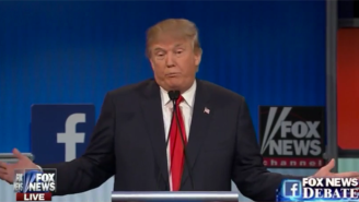 Donald Trump Wasted No Time In Making His Presence Felt At The GOP Debate