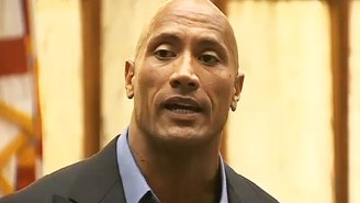 Watch The Rock Inspire A Group Of Boot Camp Grads For His HBO Documentary ‘Rock & A Hard Place’