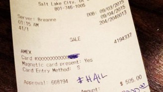 Take A Look At This Massive Tip A Michigan Fan Left For A Utah Server