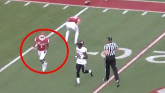 An Arkansas Wide Receiver Suffered A Nasty Arm Injury Against Texas Tech