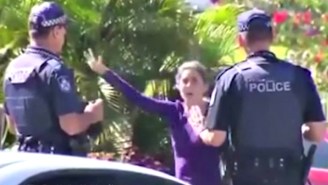 This Woman Throwing Dog Poop At A Cop Ends As Well As You’d Expect