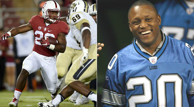 Barry Sanders' Son Has Moves Just Like His Daddy